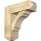 Ekena Millwork Olympic Craftsman Rough Sawn Bracket w/ Offset Brace, Douglas Fir, 8"W x 24"D x 24"H BKT0806X24X24OLY04RDF - alternate 1